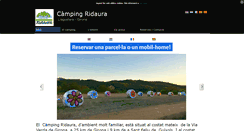 Desktop Screenshot of campingridaura.com