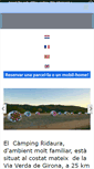 Mobile Screenshot of campingridaura.com