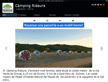 Tablet Screenshot of campingridaura.com